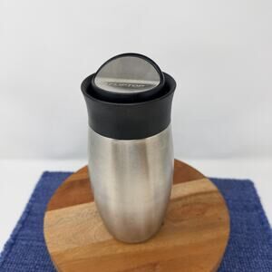 Fliptop Cocktail Shaker Metrokane Mixer Easy Pour No Spill Stainless Steel